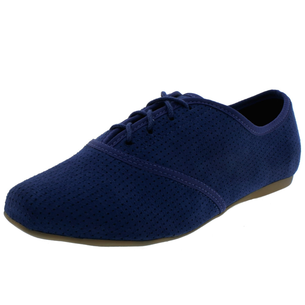 Sapato Feminino Oxford Azul Beira Rio