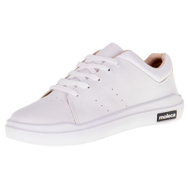 Tênis Feminino Casual Moleca - 5750107 BRANCO 34