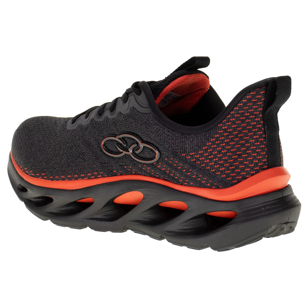 オレリー5点セット Tênis Masculino Diffuse 5 Olympikus - 43733260 PRETO/LARANJA