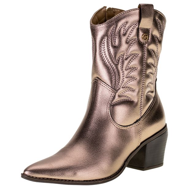 Bota Feminina Country Cano Baixo Via Marte - 232703 BRONZE 34