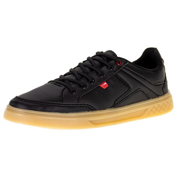 Sapatênis Masculino Rayon - R972 PRETO 37