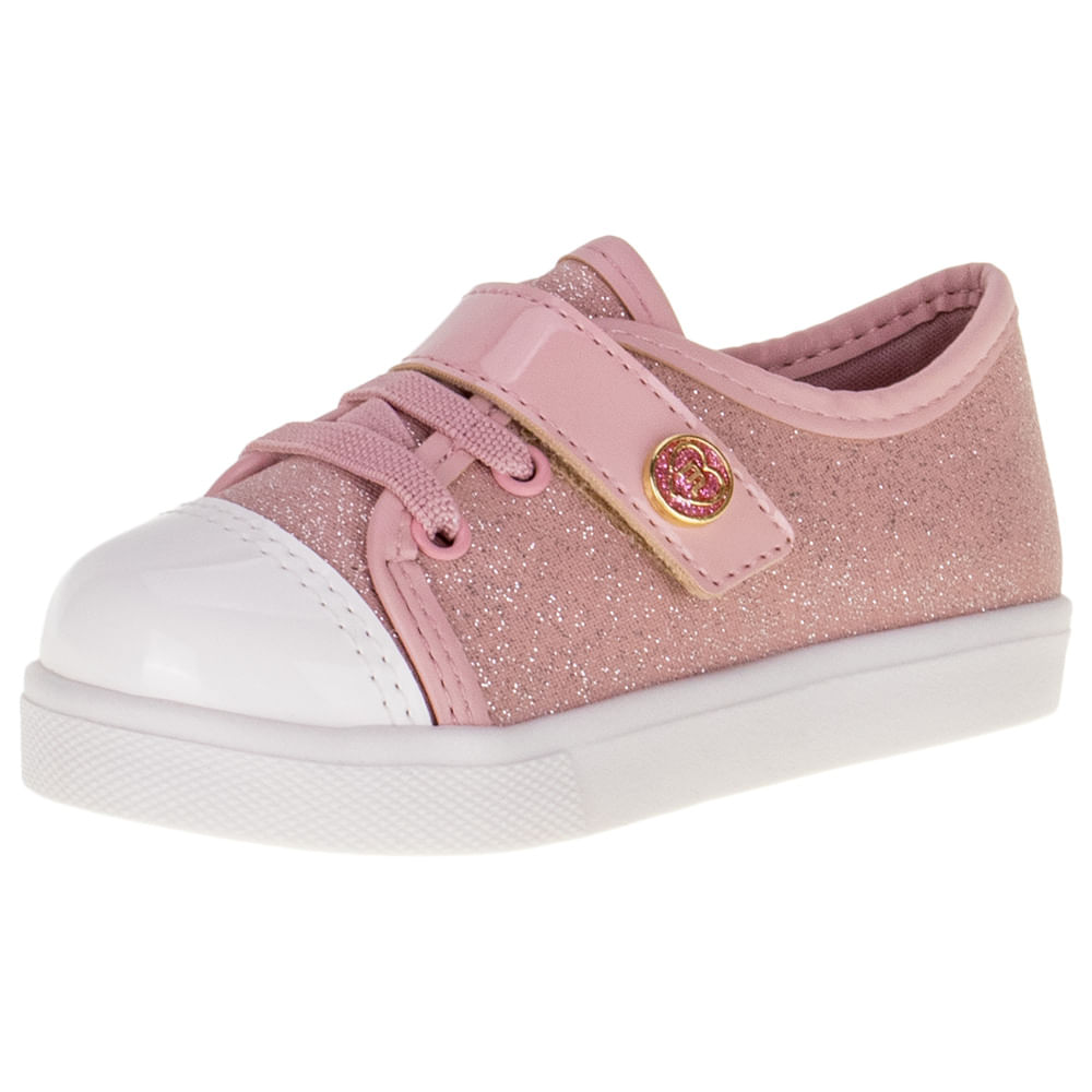 Tênis Infantil Baby Molekinha 2118575 ROSA cloviscalcados
