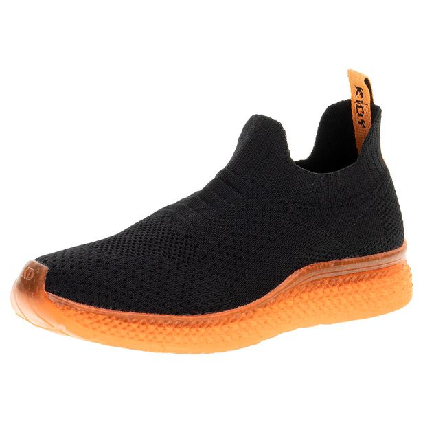 Tênis Infantil Illusion-Tec Kidy - 1130007 PRETO/LARANJA 35