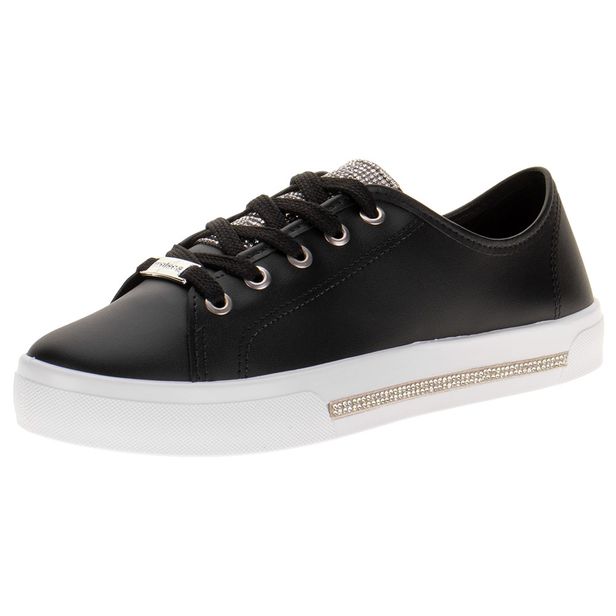 Tênis Feminino Casual Moleca - 5667638 PRETO 35