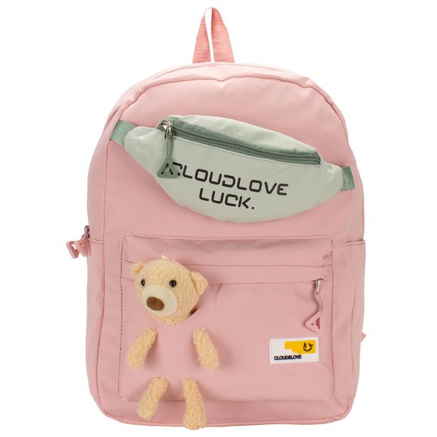 Mochila Feminina Arara Dourada - RY6677 ROSA