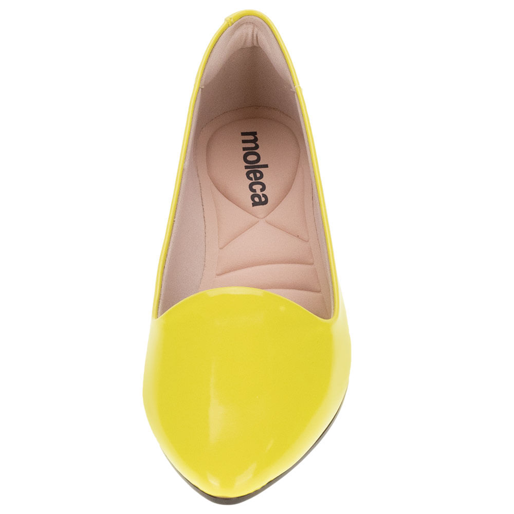 Sapatilha Feminina Moleca 5635816 AMARELO cloviscalcados