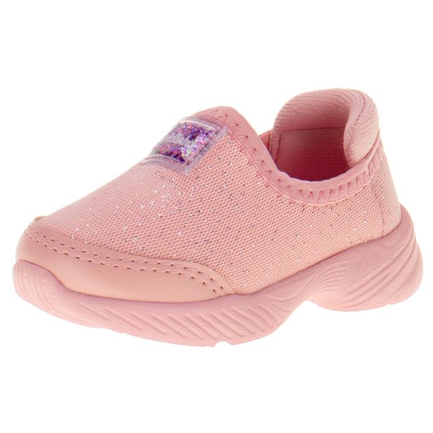 Tênis Infantil Feminino Slip On Molekinha - 2709213 ROSA 17