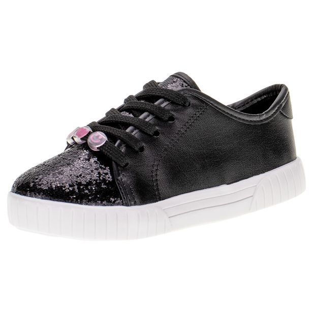 Tênis Infantil Molekinha - 2544123 PRETO 32