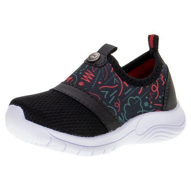 Tênis Infantil Masculino Lugui Baby - 19039 PRETO 21