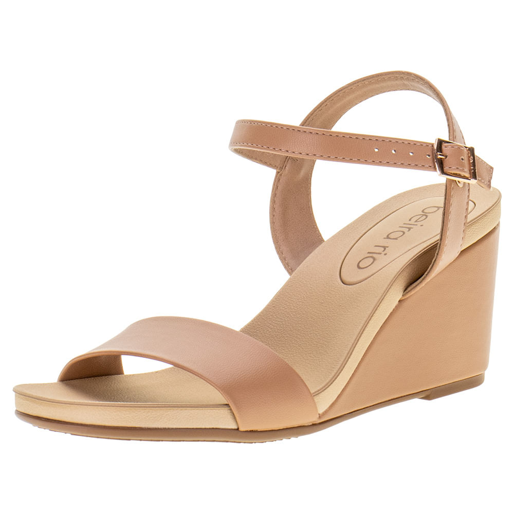 Sandália Plataforma Fotos De Sandalias Beira Rio Salto Plataforma - Main Image