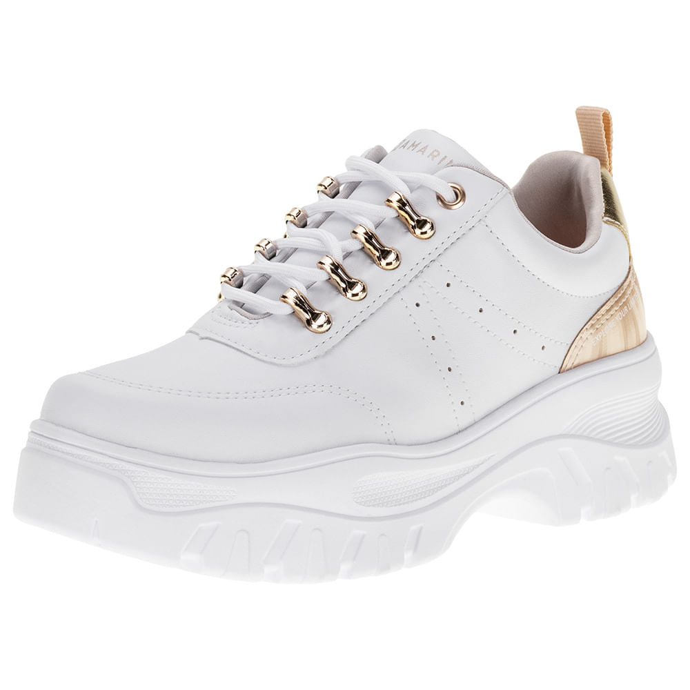 Tênis Feminino Dad Sneaker Ramarim 2386201 BRANCO/BEGE 34