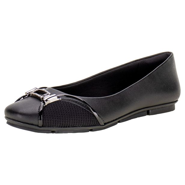 Sapatilha Feminina Flat ComfortFlex - 2363402 PRETO 34