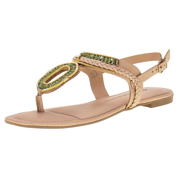 Sandália Feminina Rasteira Dakota - Y0711 BEGE