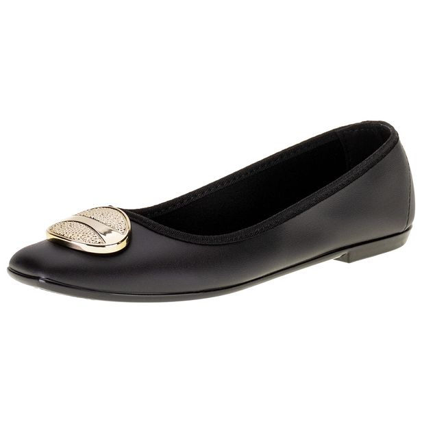 Sapatilha Feminina Flat Moleca - 5729121 PRETO 35