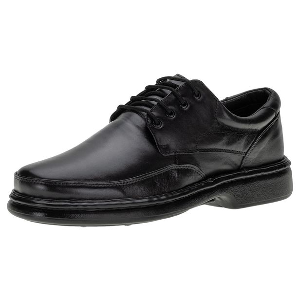 Sapato Masculino Social Comfort Luflex - 6032 PRETO 37