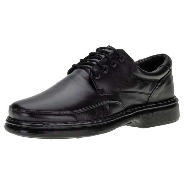 Sapato Masculino Social Comfort Luflex - 6032 PRETO 38