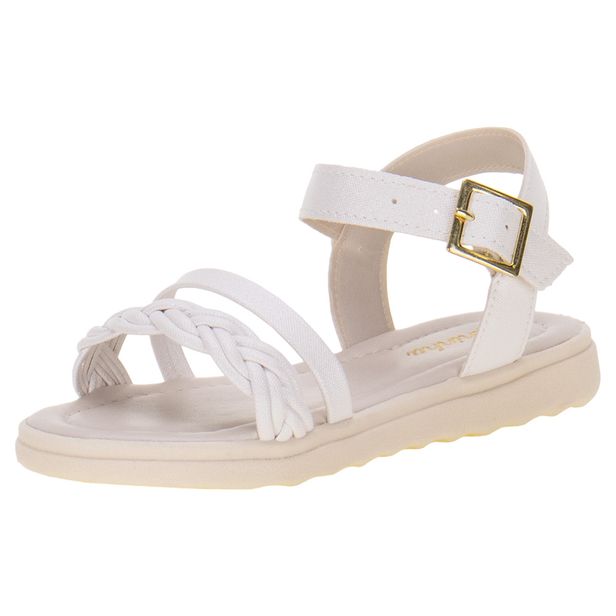 Sandália Infantil Feminina Tininha - 08075 BRANCO 22