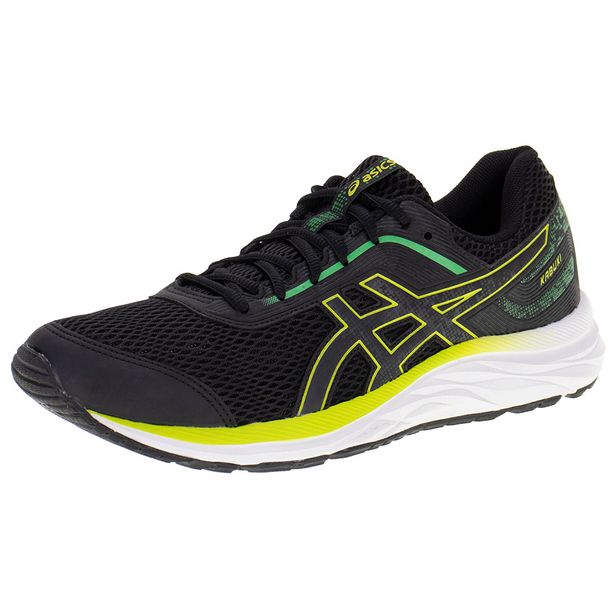 Tênis Masculino Kabuki Asics - 1011B531 PRETO/VERDE 43