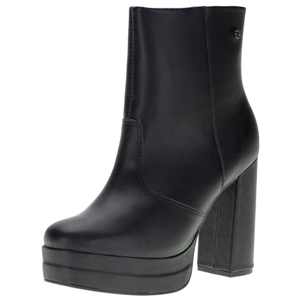 Bota Feminina Cano Baixo Ramarim - 2370101 PRETO 37