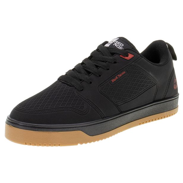 Tênis Masculino Street Rake Red Nose - 824 PRETO 38