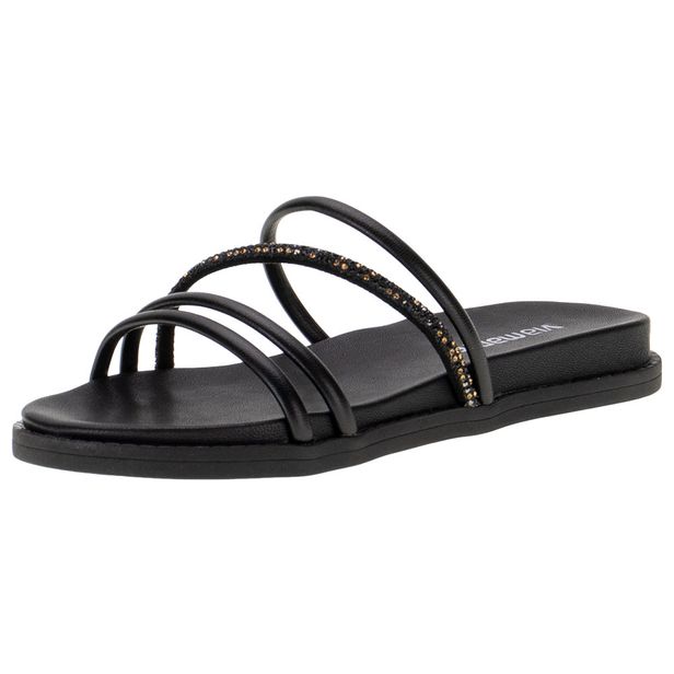 Tamanco Feminino Flat Via Marte  - 2310510 PRETO 34