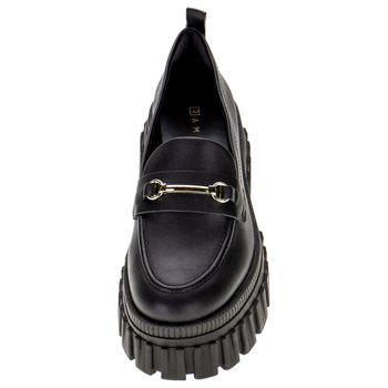 Mocassim Feminino Salto Grosso Ramarim - 2310103 PRETO - cloviscalcados