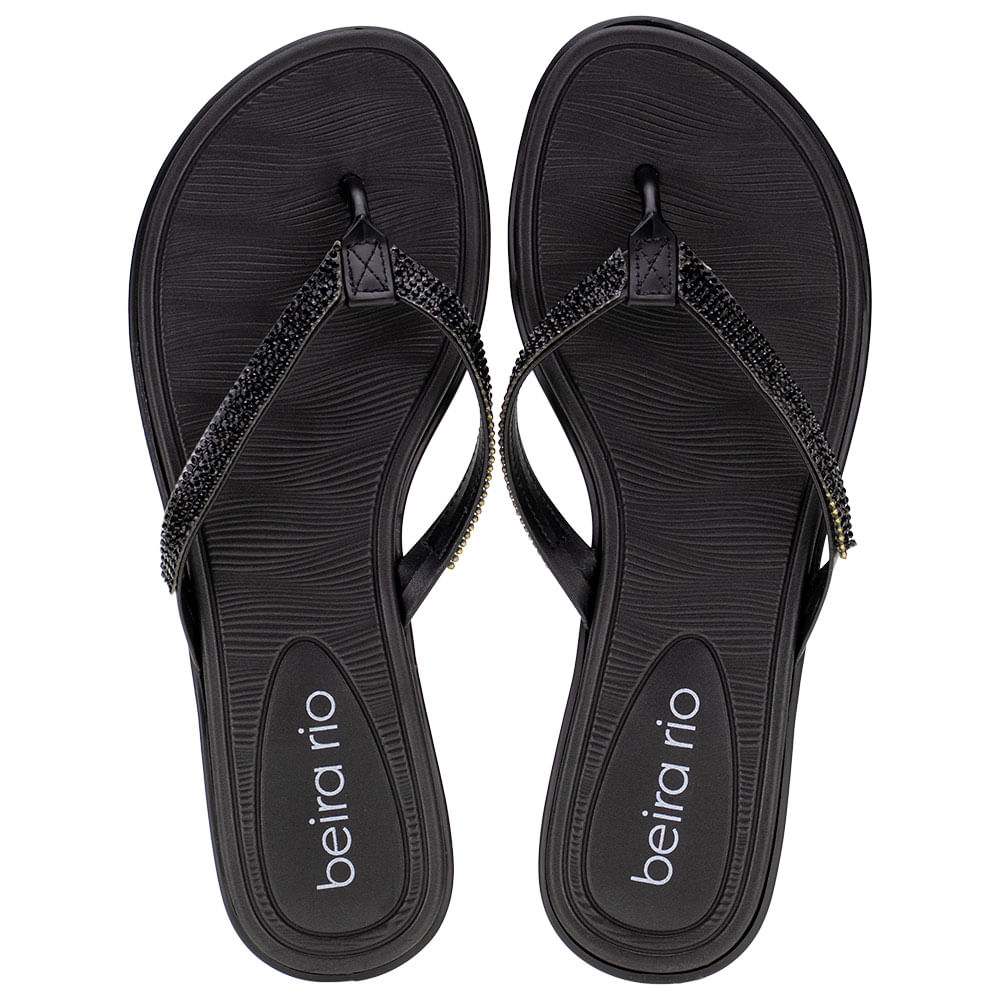Chinelo Feminino Beira Rio 8434204 PRETO cloviscalcados