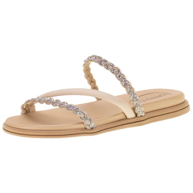 Tamanco Feminino Flat Beira Rio - 8488108 NATURAL 35