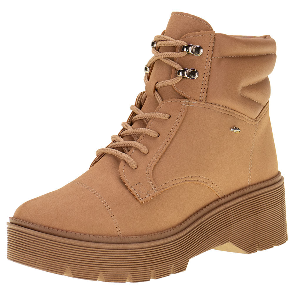 Bota Coturno Feminino Botas Femininas Bege Bota Feminina Coturno