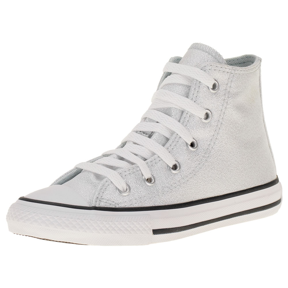 Tênis Infantil Chuck Taylor Converse All Star CK10790001 PRATA