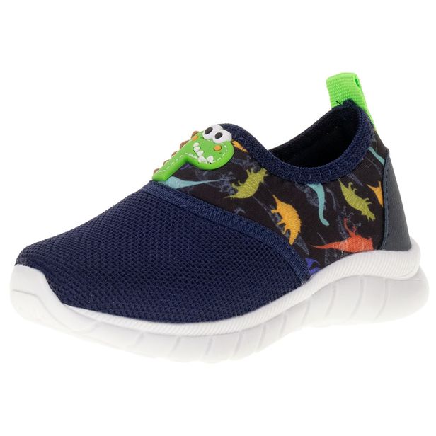 Tênis Infantil Masculino Slip On Kids Top - 335 MARINHO 21