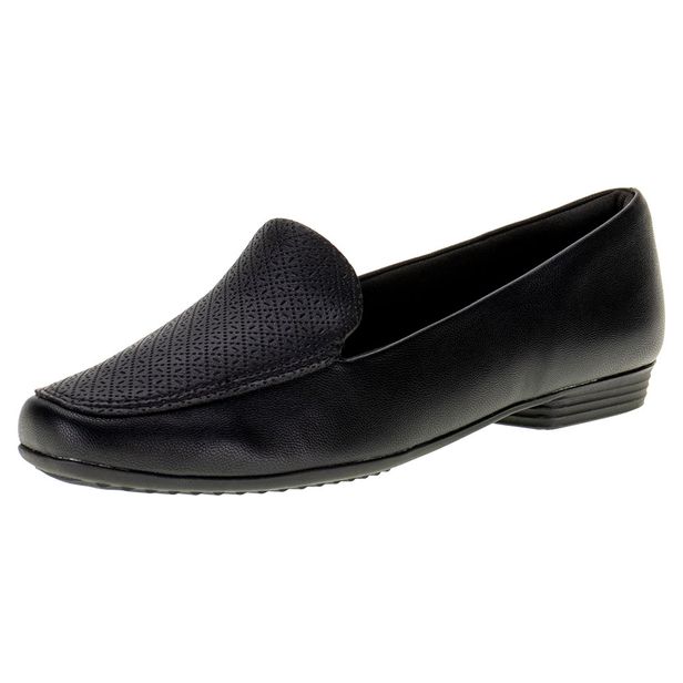 Sapato Feminino Salto Baixo Piccadilly - 250149 PRETO 01 35