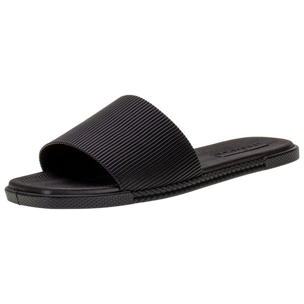 Sandália Feminina Flat Moleca - 5494100 PRETO 34