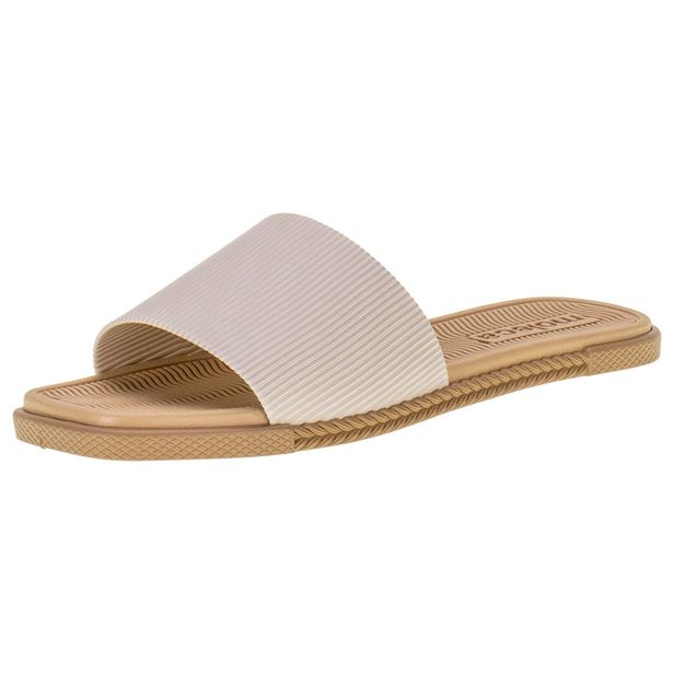 Sandália Feminina Flat Moleca - 5494100 MARFIM 35