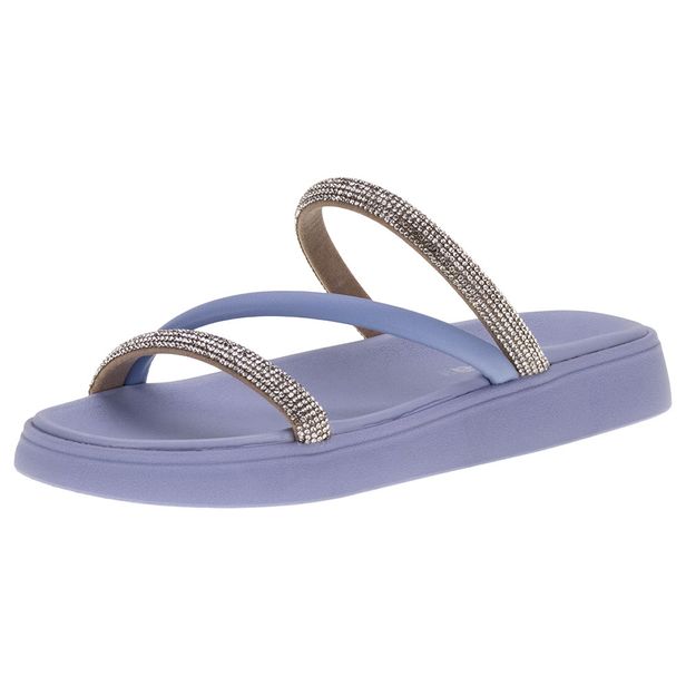 Sandália Feminina Flat Moleca - 5469121 AZUL 33