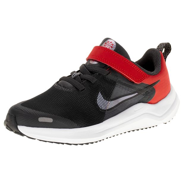 Tênis Infantil Downshifter 12 Nike - DM4193 CINZA/VERMELHO 27