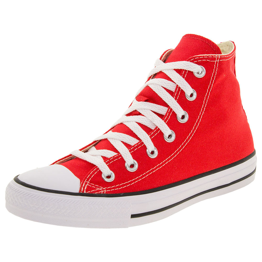 Tênis Converse All Star Chuck Taylor Vermelho e Preto