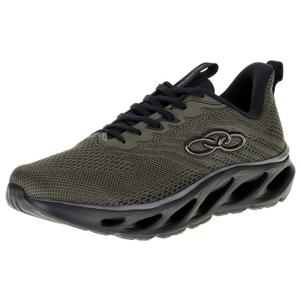 Tênis Masculino Diffuse 5 Olympikus - 43733260 PRETO/VERDE 39