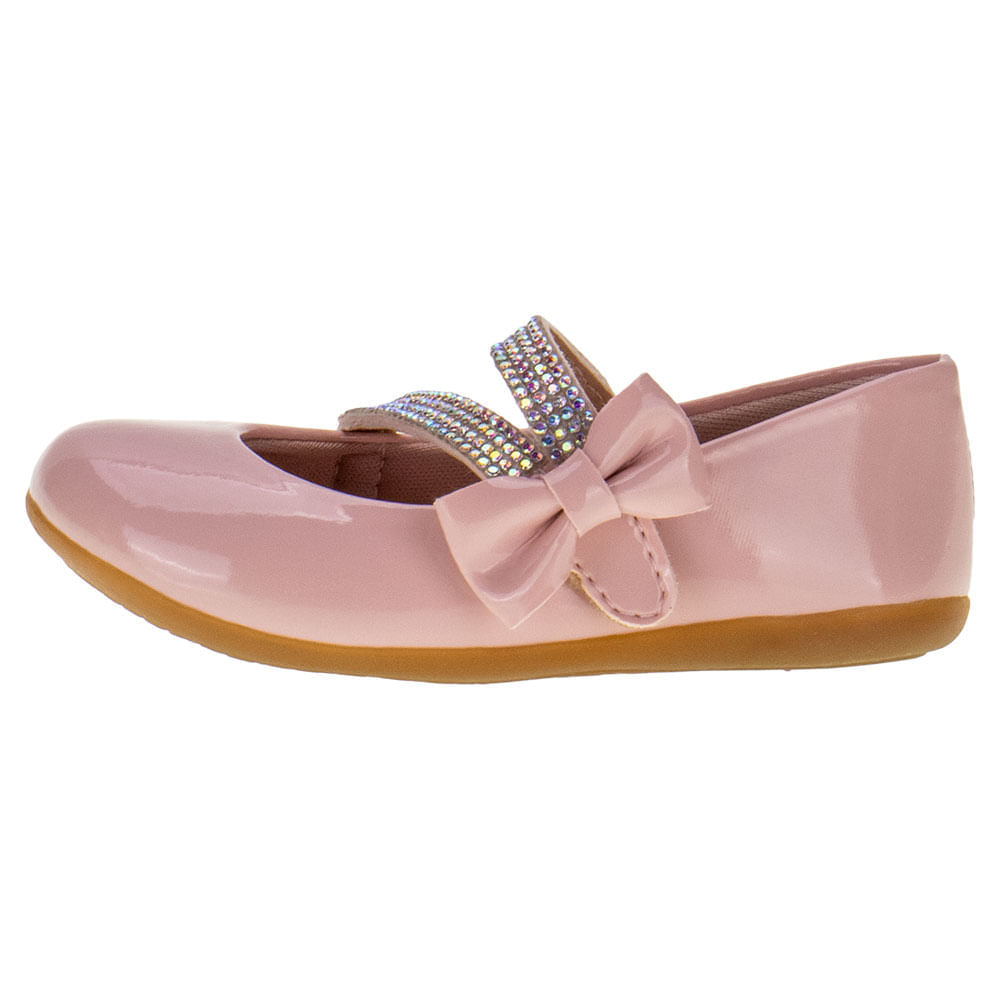 Sapatilha Infantil Feminina Lily Kids 18129 ROSA cloviscalcados
