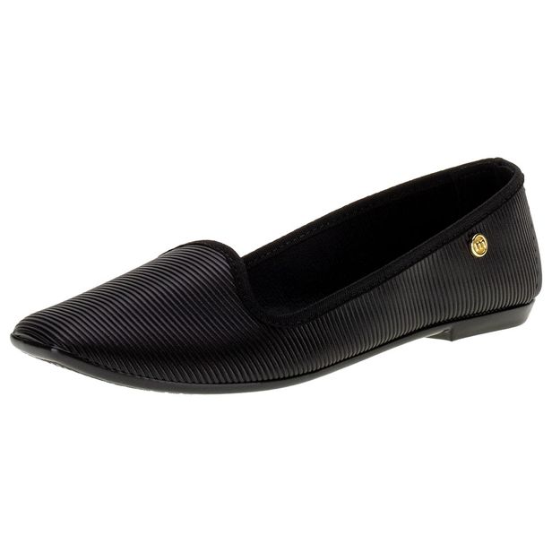 Sapatilha Feminina Flat Moleca - 5729124 PRETO 34