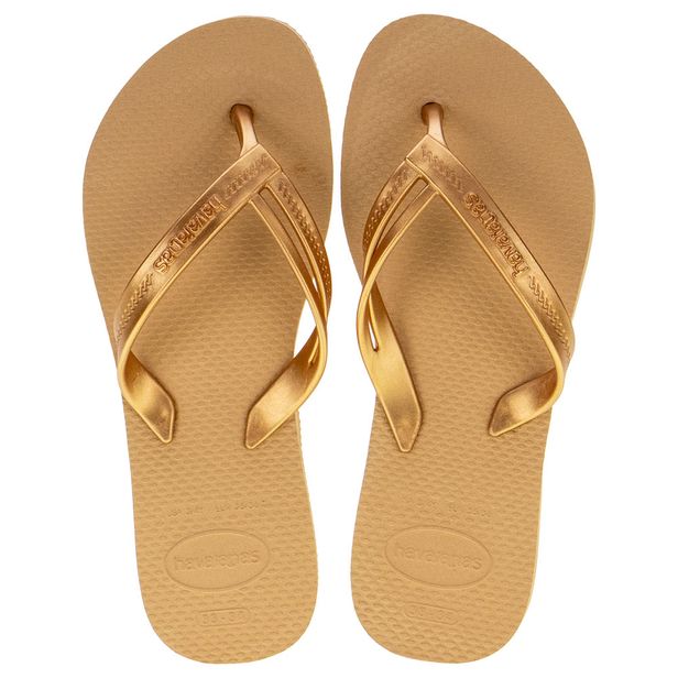 Chinelo Feminino Elegance Havaianas - 4148801 OURO 39/40