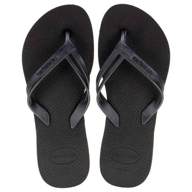Chinelo Feminino Elegance Havaianas - 4148801 PRETO 33/34