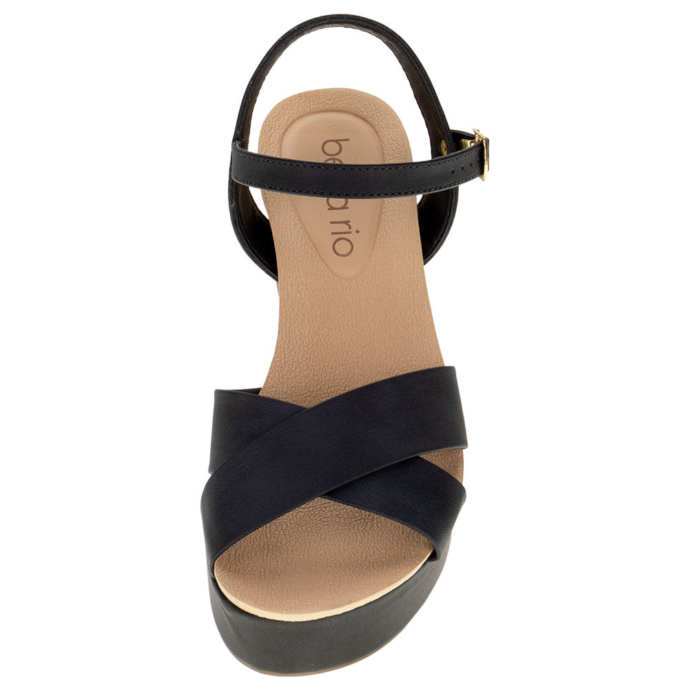 Sandália Anabela Beira SandÃ¡lia Plataforma Beira Rio Sandália