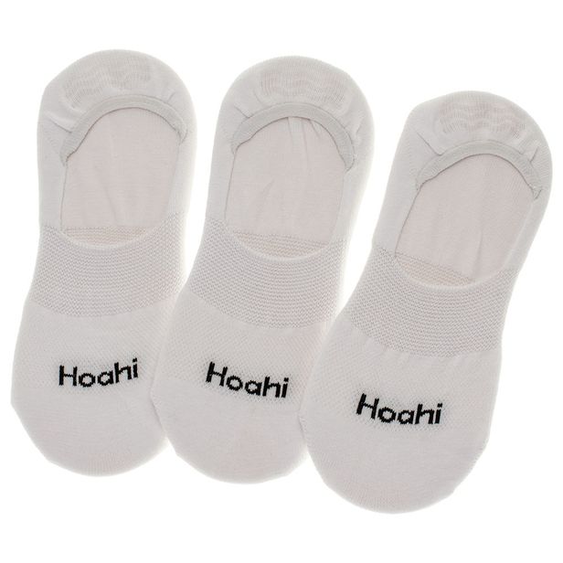 Kit Com 3 Pares de Meias Sapatilha Hoahi - 22966 BRANCO 33/38