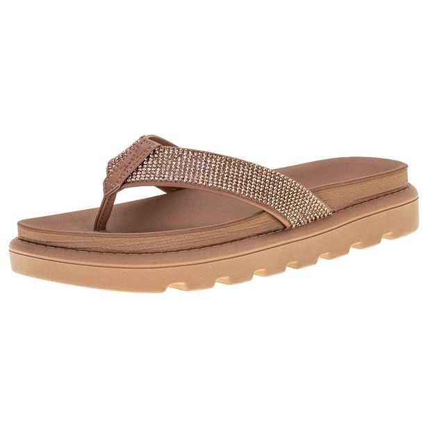 Sandália Feminina Flat Vizzano - 6459127 BEGE 35