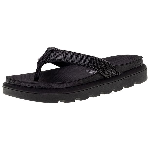 Sandália Feminina Flat Vizzano - 6459127 PRETO 36