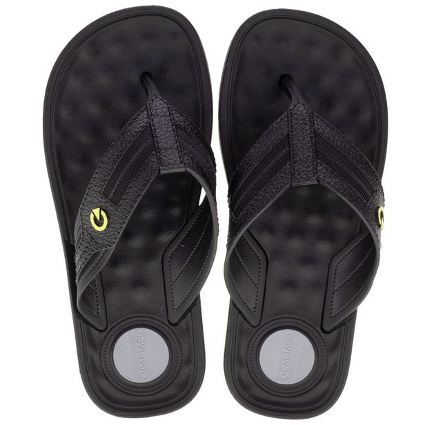 Chinelo Infantil Alabama Cartago - 11858 PRETO 28