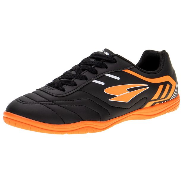 Chuteira Masculina Indoor Spedy Dray - 301 PRETO/LARANJA 38