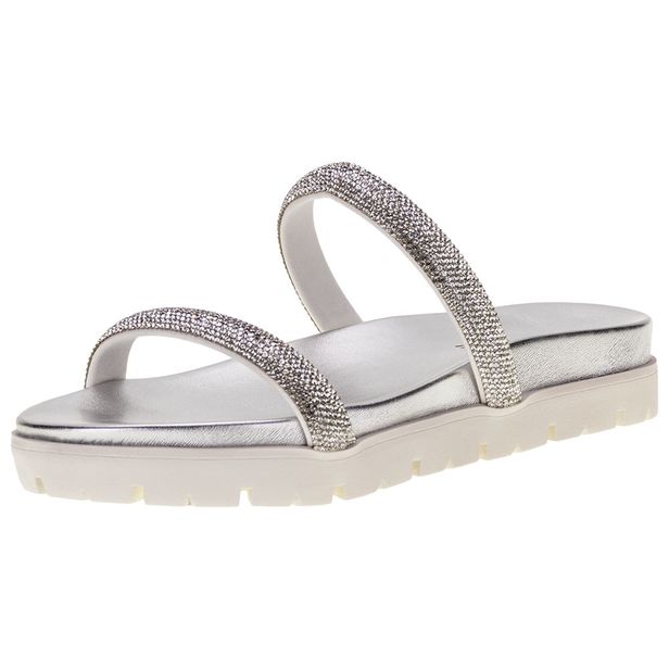 Tamanco Feminino Flat Via Marte  - 2317218 PRATA 38