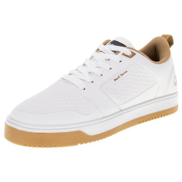 Tênis Masculino Street Rake Red Nose - 824 BRANCO/BEGE 41